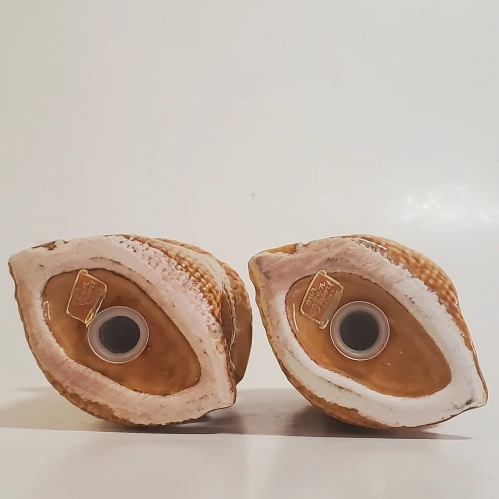 Salt & Pepper Vintage Ceramic Burlap Sack Shaker Set by 